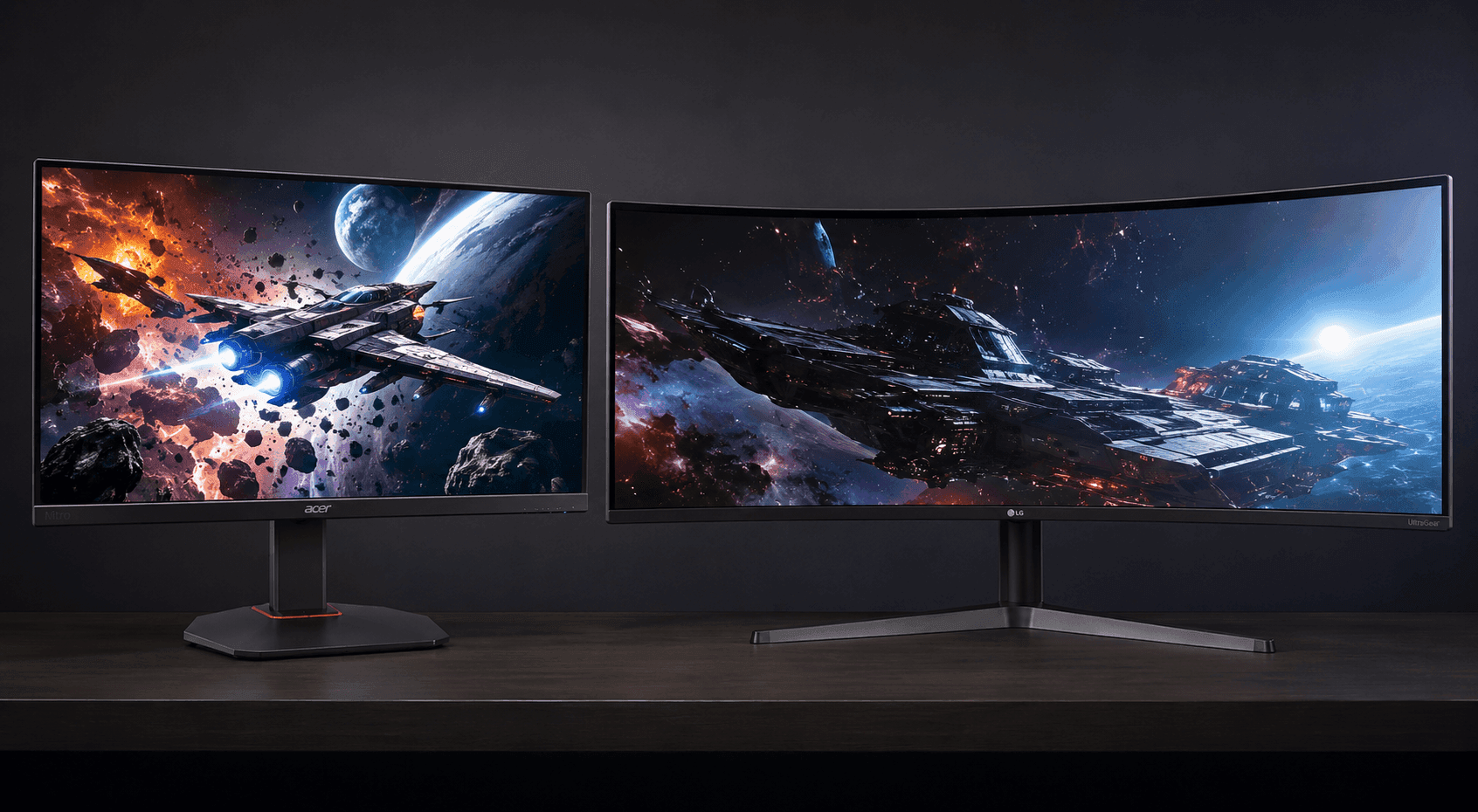 Acer Nitro Gaming Monitor vs LG 34-Inch UltraGear Curved: Key Differences