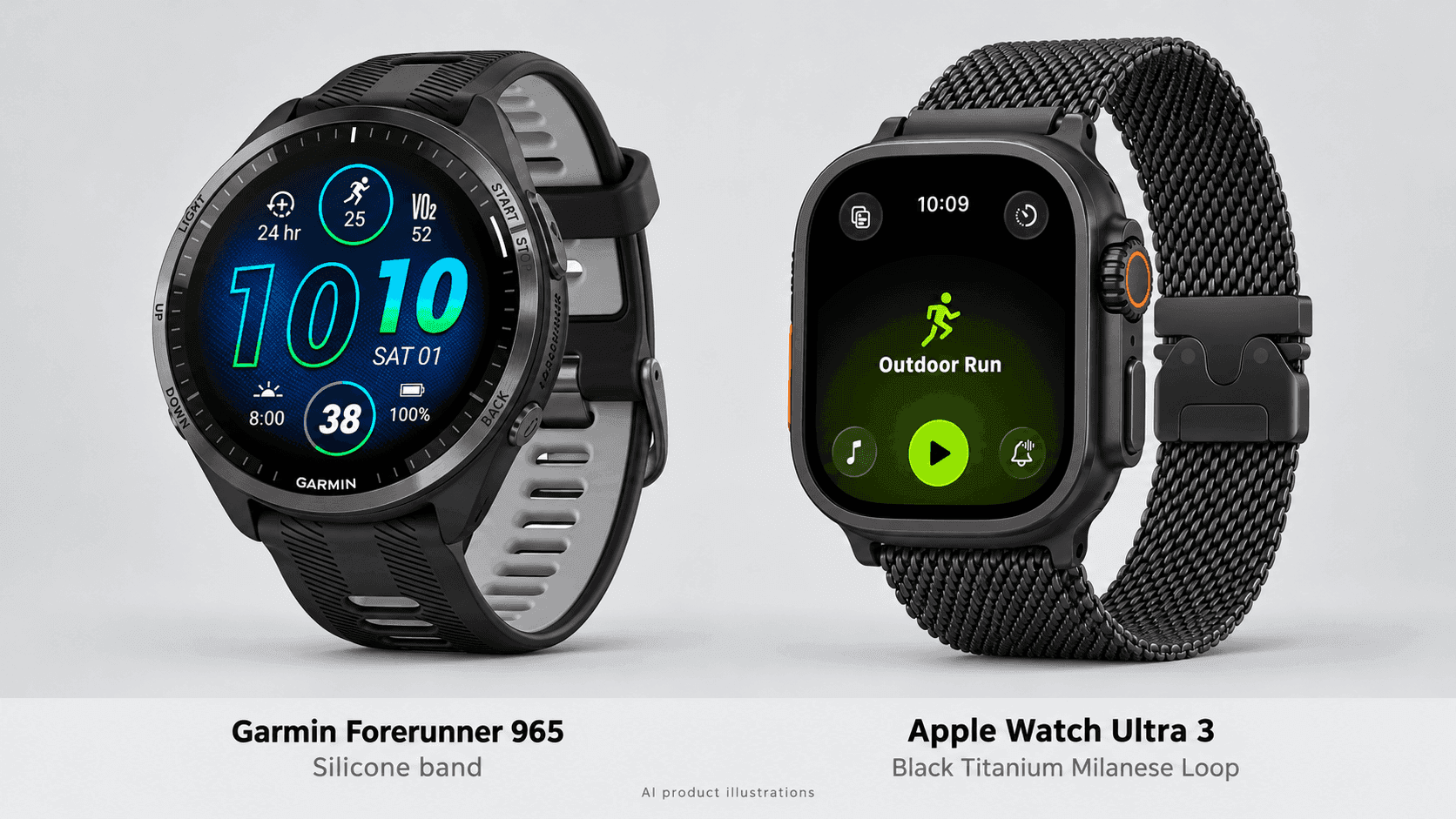Garmin Forerunner vs Apple Watch Ultra: Training or Calls?