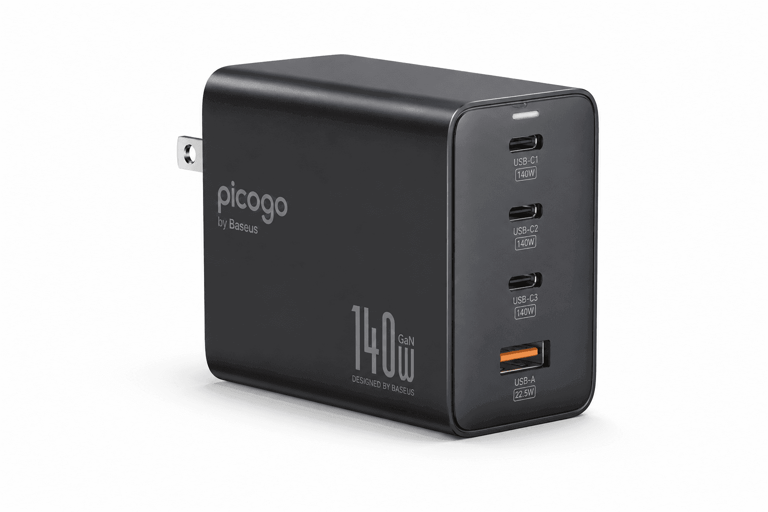Picogo 140W 4-Port USB-C Charger with Baseus Cable Review